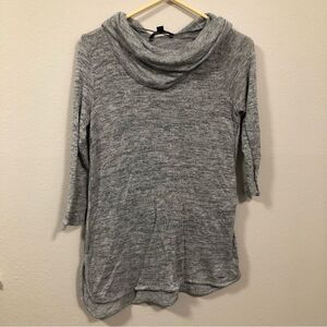 Tommy Hilfiger Grey Cowl Neck Sweater women's size small